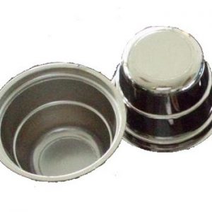 Silver Plastic Bowl