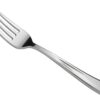 flat silver fork