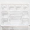 10 compartment disposable white plastic plates 17