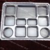 11 compartment silver plasticthali