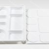 7 compartment disposable plastic plates with lid 2