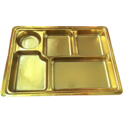 Gold 11 Compartment Plate